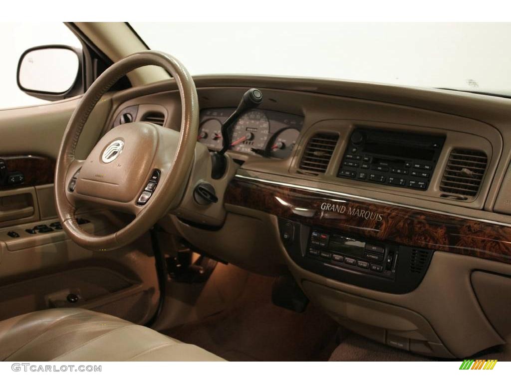 2004 Grand Marquis LS - Spruce Green Metallic / Medium Parchment photo #18