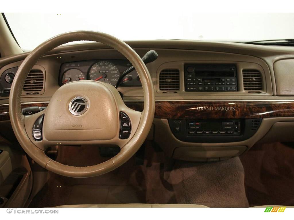 2004 Grand Marquis LS - Spruce Green Metallic / Medium Parchment photo #22
