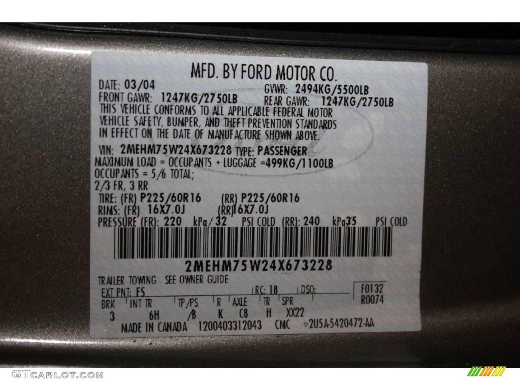 2004 Grand Marquis LS - Spruce Green Metallic / Medium Parchment photo #26