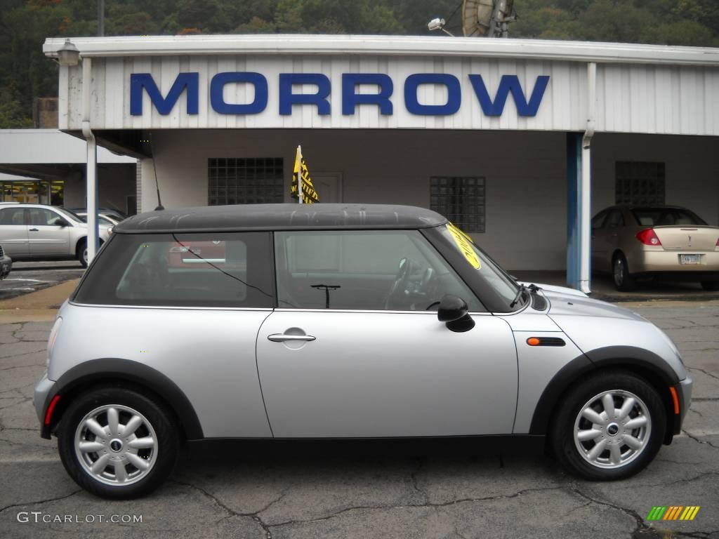 2004 Cooper Hardtop - Pure Silver Metallic / Panther Black photo #1