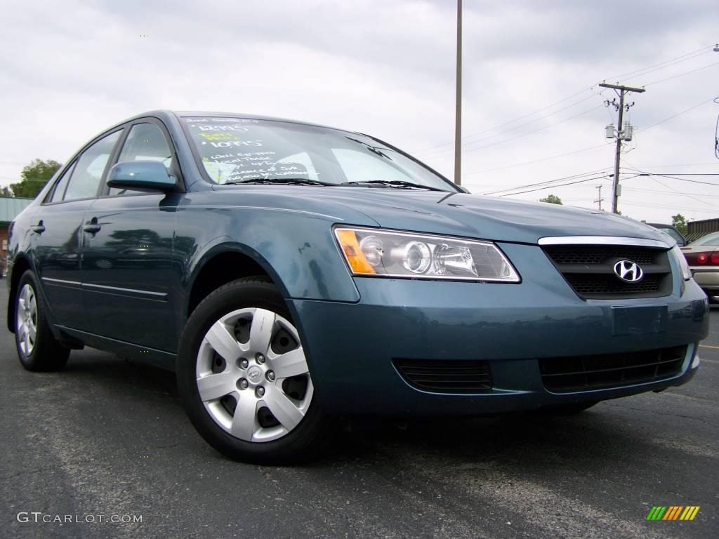 2006 Sonata GL - Aquamarine Pearl / Gray photo #1