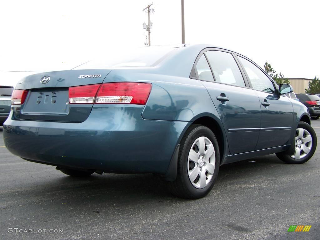 2006 Sonata GL - Aquamarine Pearl / Gray photo #6
