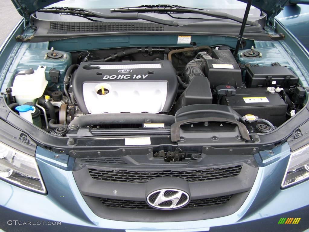 2006 Sonata GL - Aquamarine Pearl / Gray photo #12
