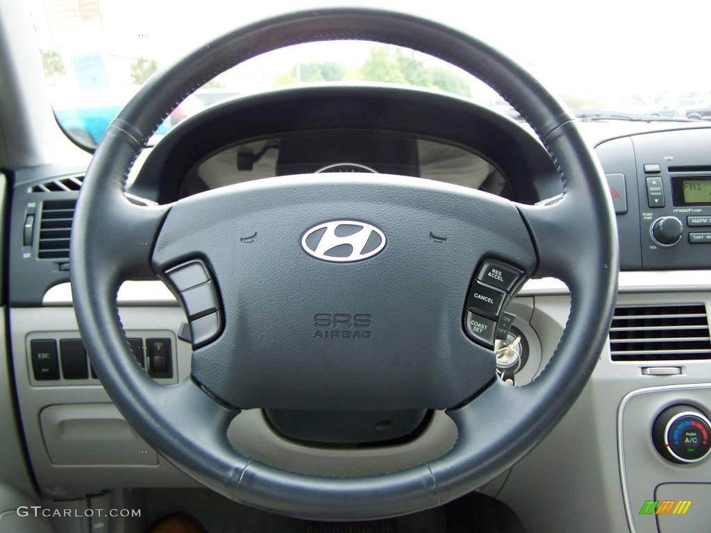 2006 Sonata GL - Aquamarine Pearl / Gray photo #14
