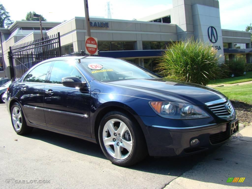 2006 RL 3.5 AWD Sedan - Opulent Blue Pearl / Taupe photo #1