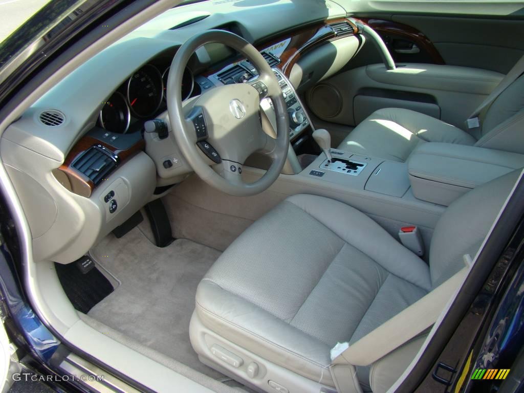Taupe Interior 2006 Acura RL 3.5 AWD Sedan Photo #18606713