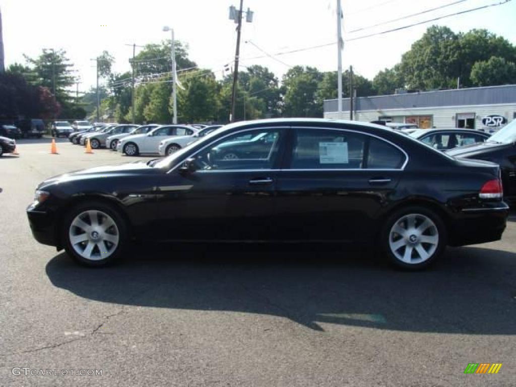 2006 7 Series 750Li Sedan - Jet Black / Black/Black photo #5