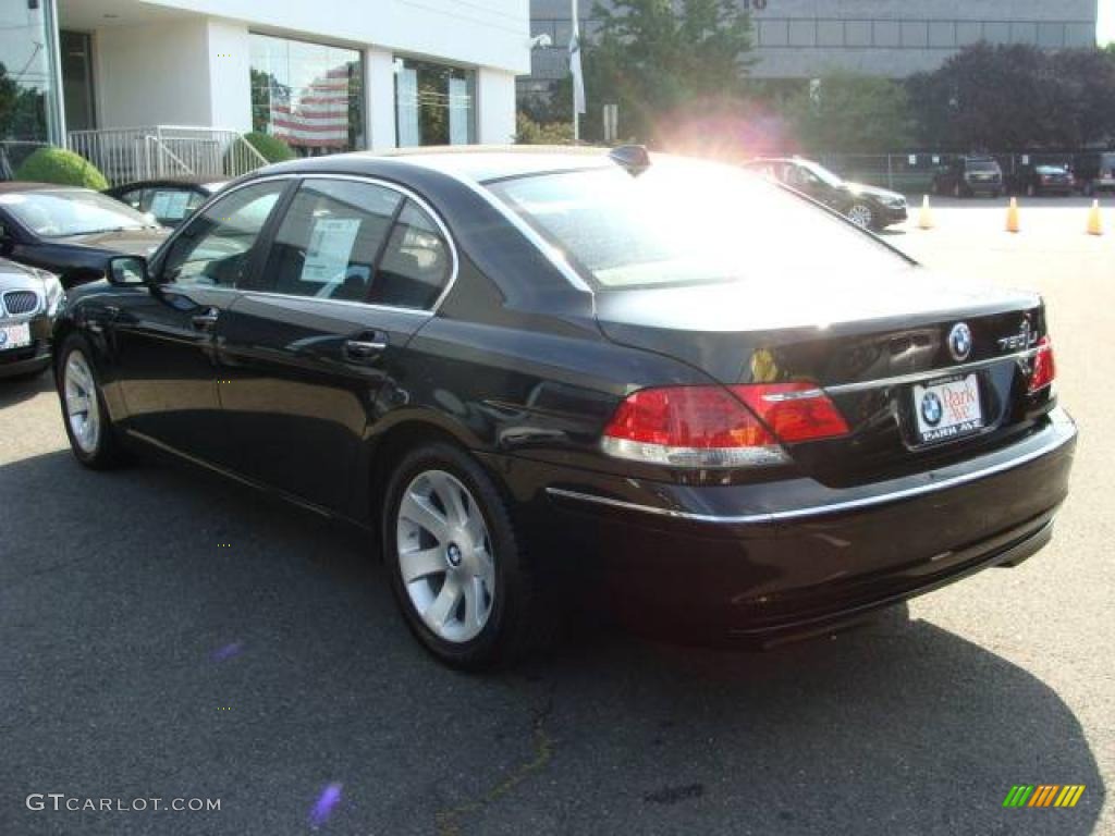 2006 7 Series 750Li Sedan - Jet Black / Black/Black photo #6