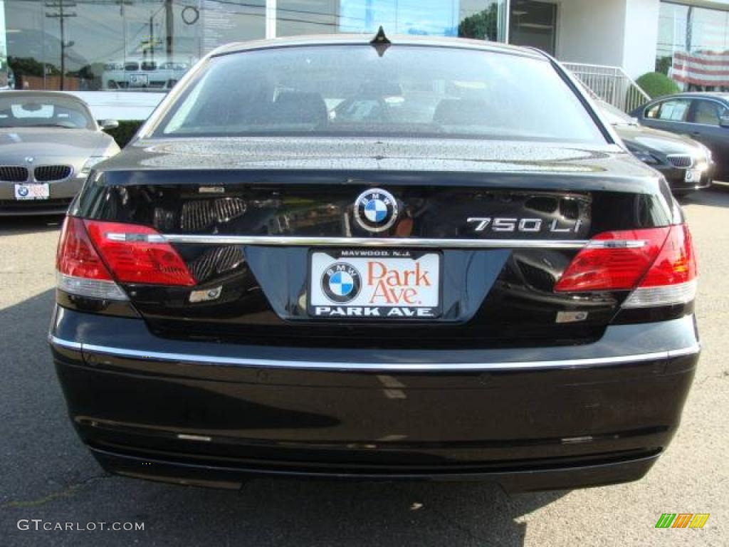 2006 7 Series 750Li Sedan - Jet Black / Black/Black photo #7