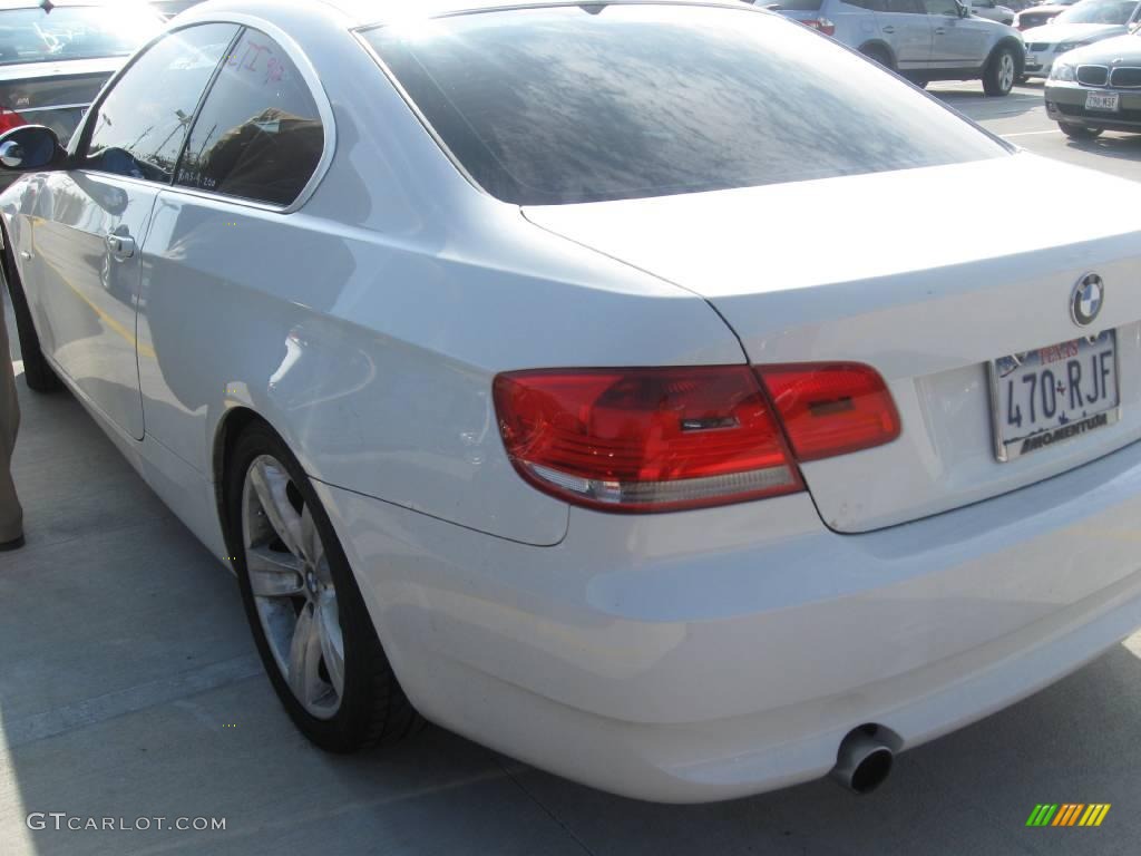 2007 3 Series 335i Coupe - Alpine White / Black photo #4