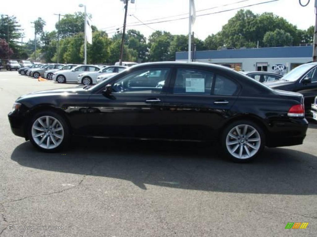 2007 7 Series 750i Sedan - Jet Black / Black photo #5