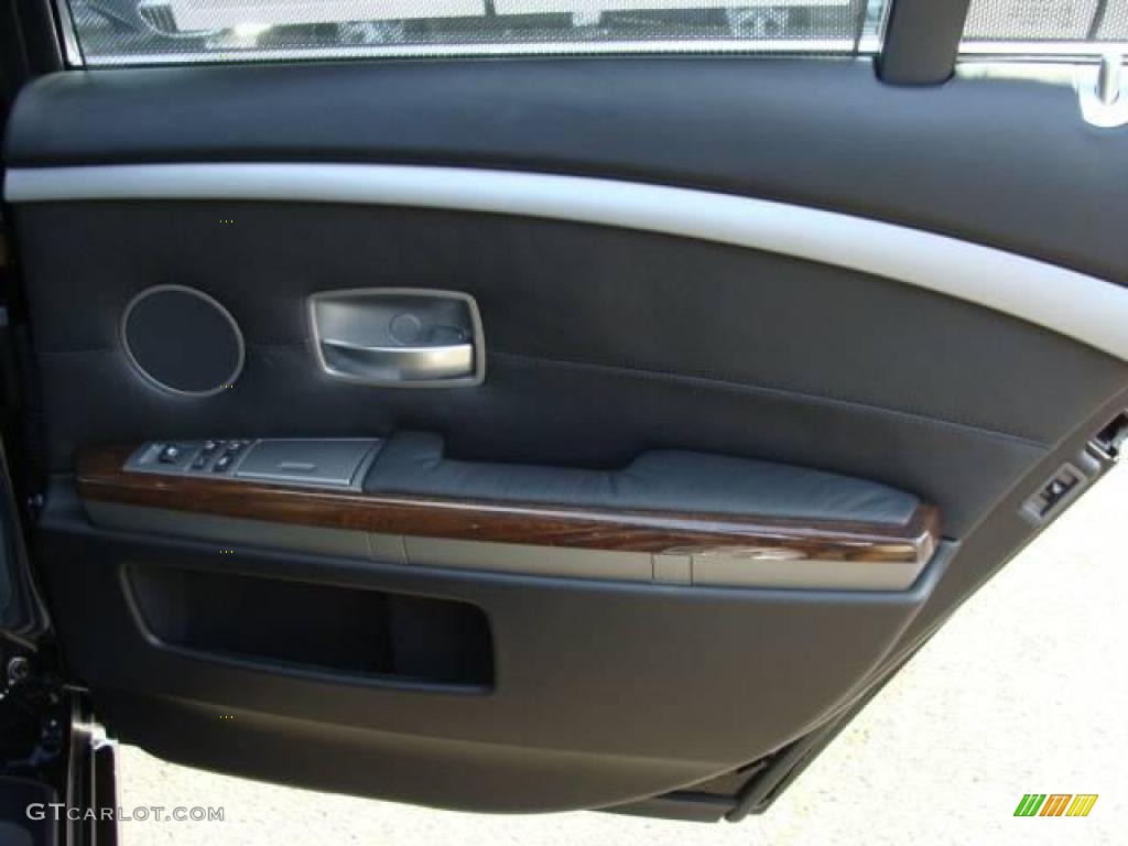 2007 7 Series 750i Sedan - Jet Black / Black photo #19