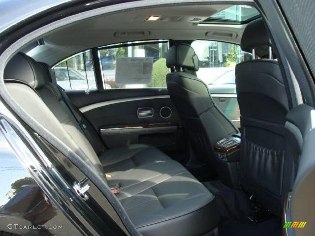 2007 7 Series 750i Sedan - Jet Black / Black photo #21