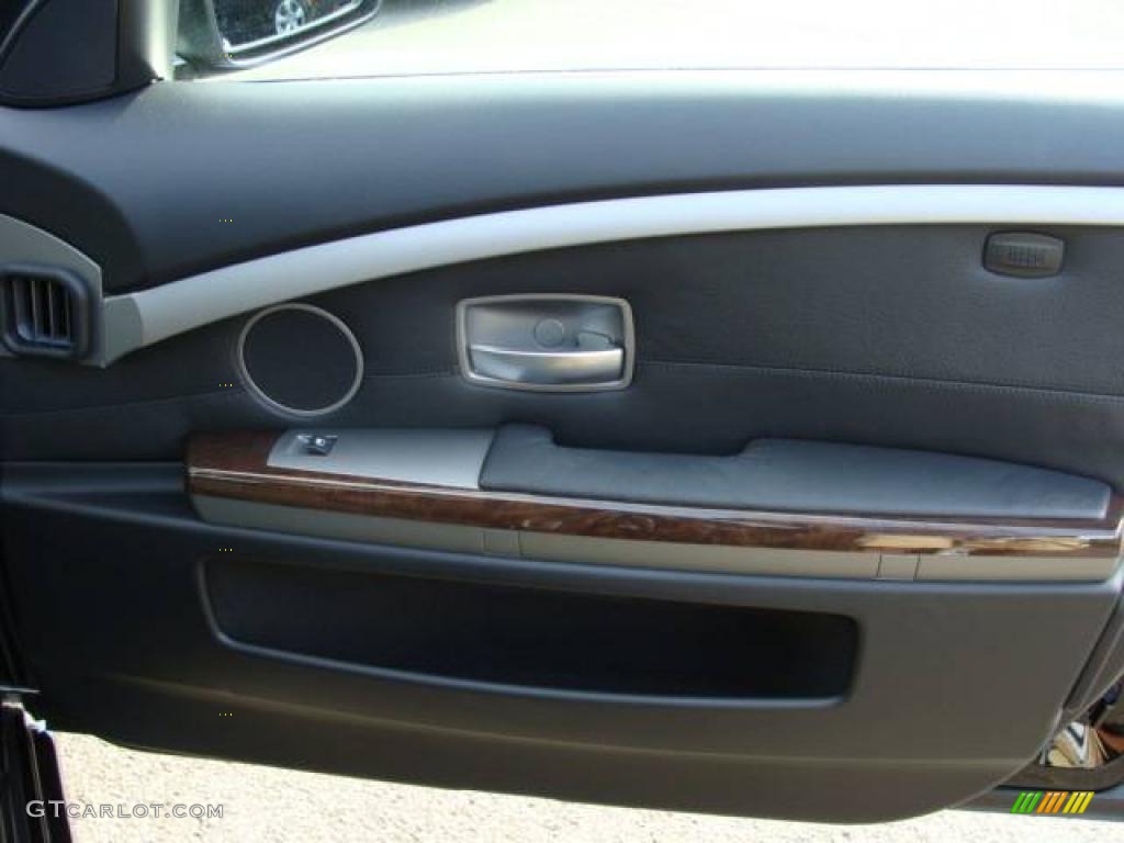 2007 7 Series 750i Sedan - Jet Black / Black photo #22