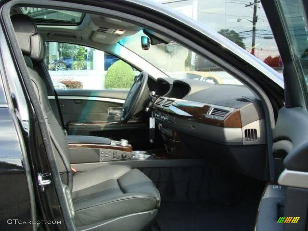 2007 7 Series 750i Sedan - Jet Black / Black photo #23