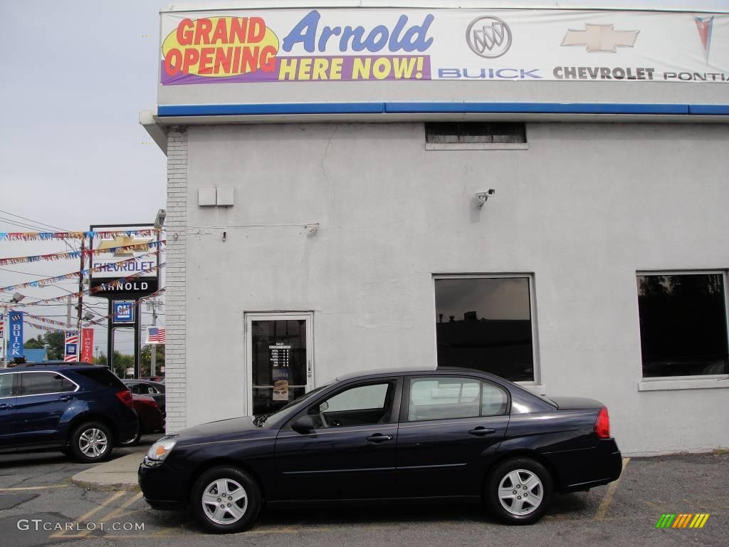 2005 Malibu Sedan - Dark Blue Metallic / Gray photo #3