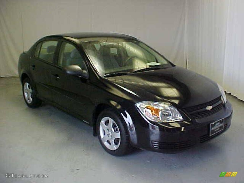2005 Cobalt Sedan - Black / Gray photo #1