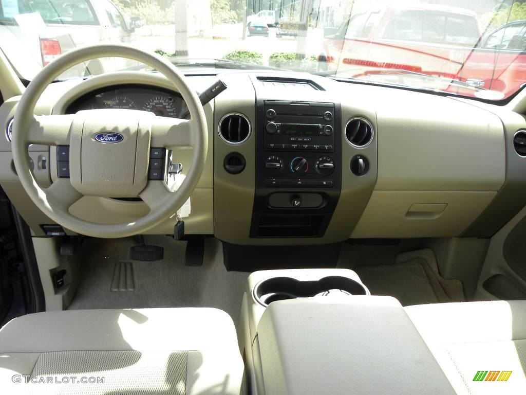 2006 F150 XLT SuperCab - Medium Wedgewood Blue Metallic / Tan photo #3