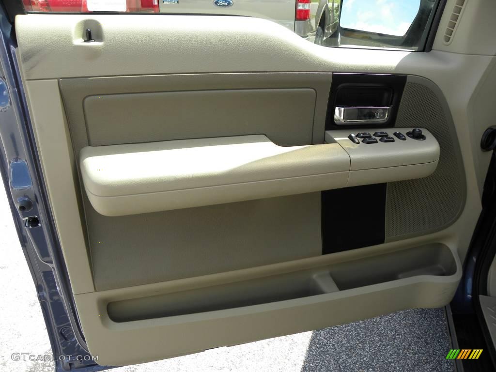 2006 F150 XLT SuperCab - Medium Wedgewood Blue Metallic / Tan photo #5