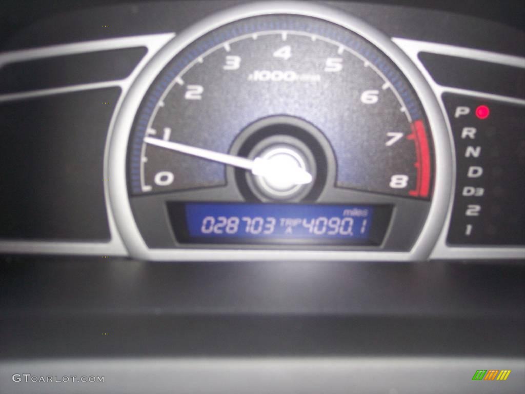 2006 Civic LX Coupe - Galaxy Gray Metallic / Gray photo #16
