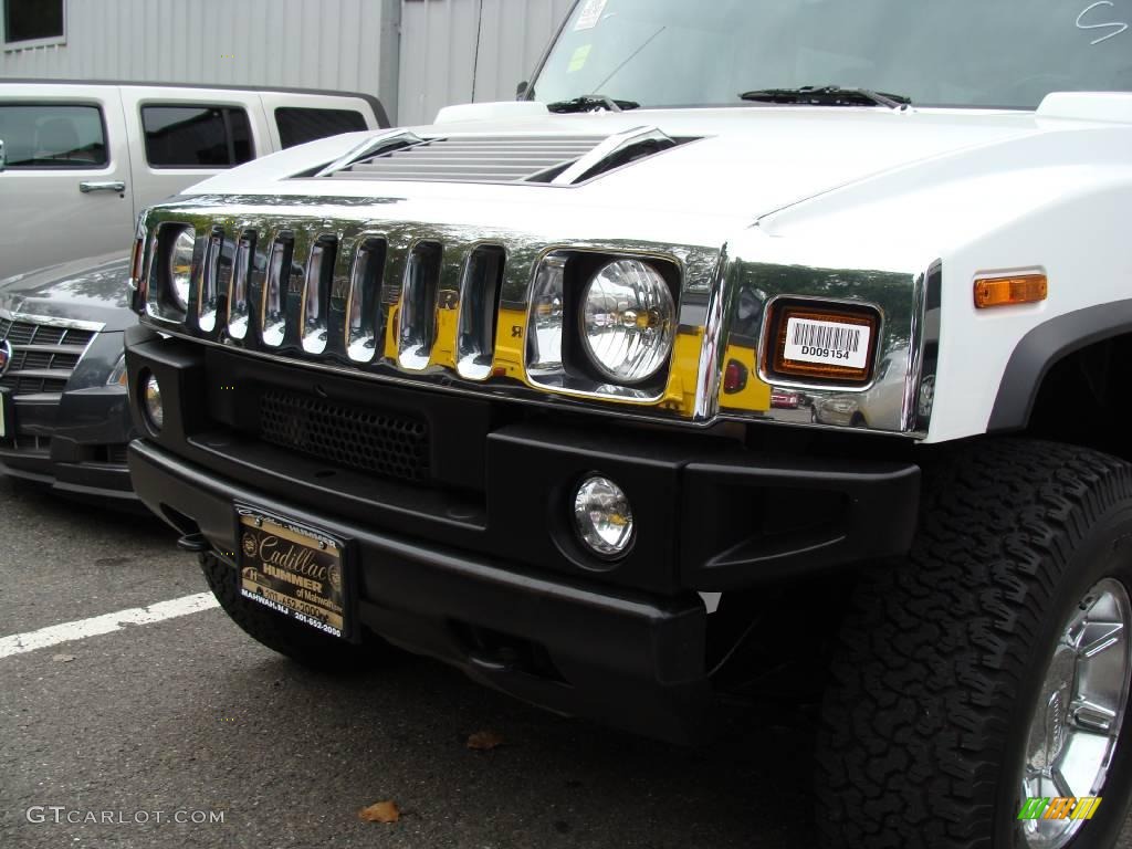 2006 H2 SUV - White / Ebony photo #2