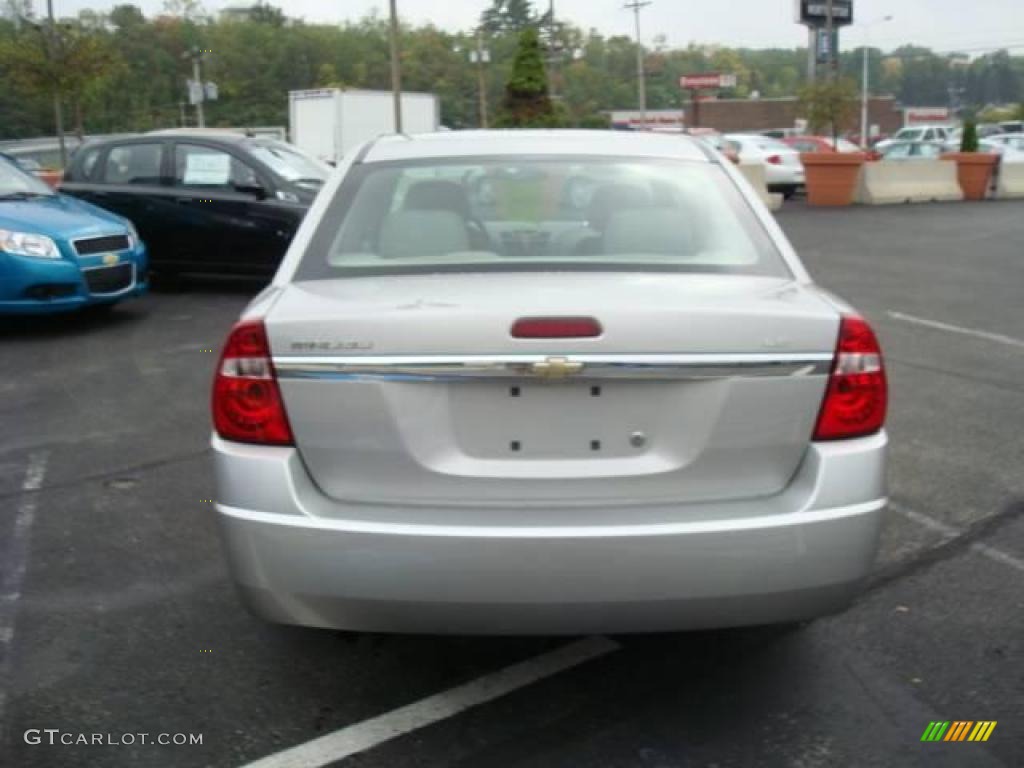 2007 Malibu LS Sedan - Silverstone Metallic / Titanium Gray photo #4