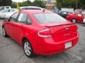 2008 Vermillion Red Ford Focus SES Sedan  photo #4