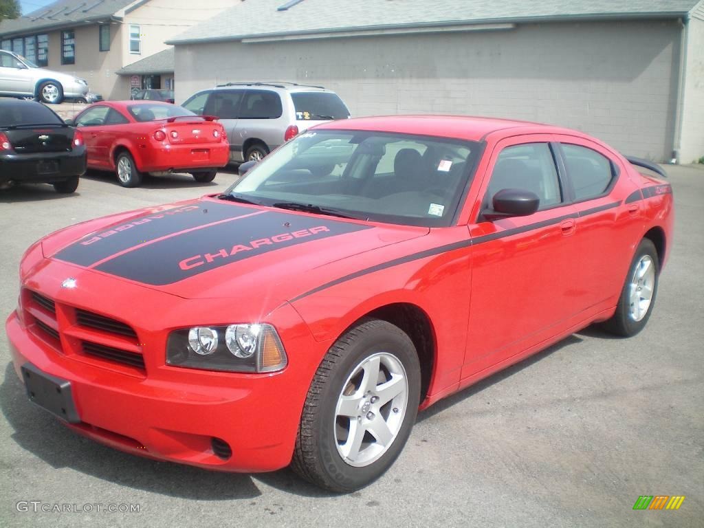 2009 Charger SE - TorRed / Dark Slate Gray photo #1