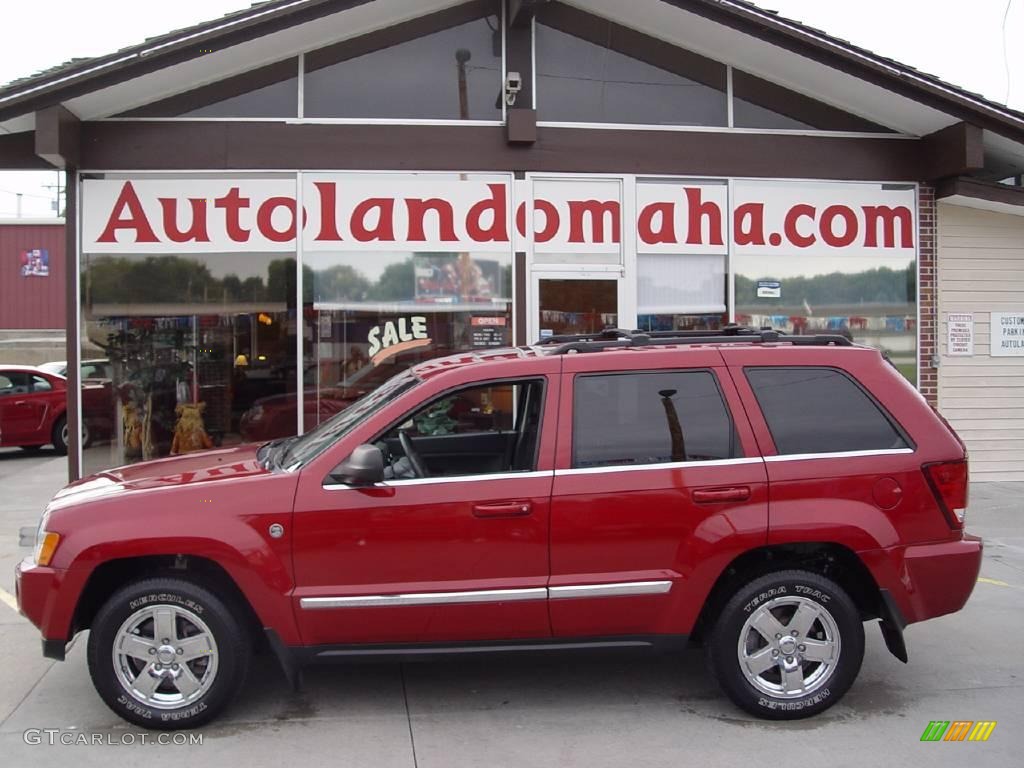 2005 Grand Cherokee Limited 4x4 - Inferno Red Crystal Pearl / Medium Slate Gray photo #1