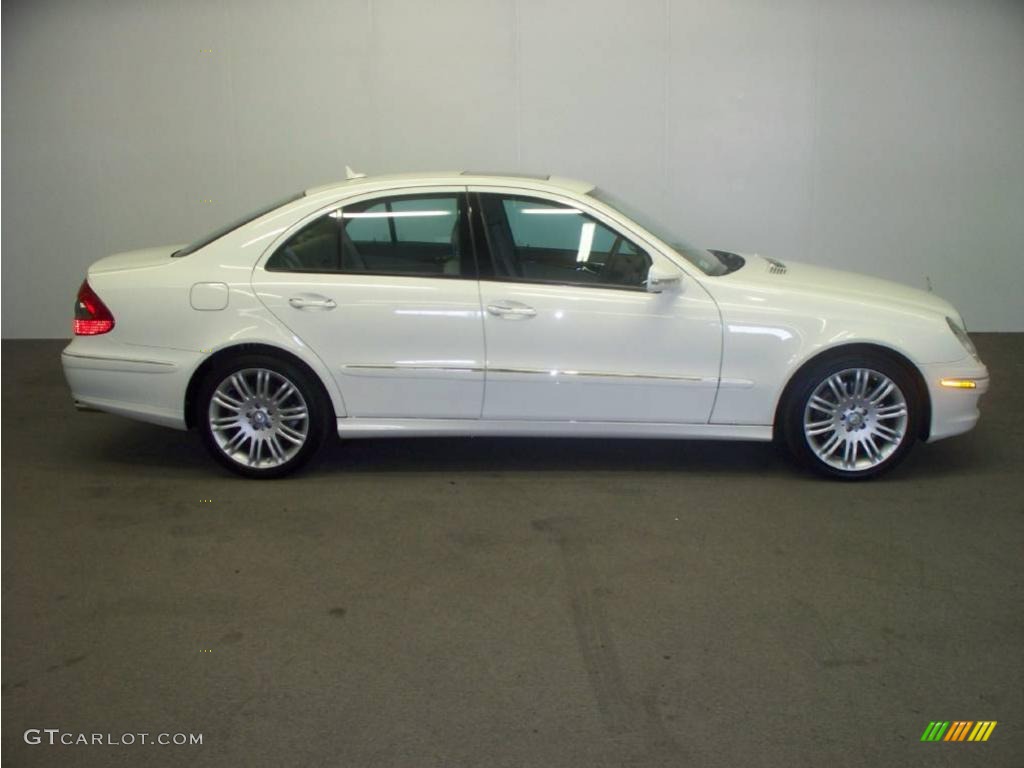 2008 E 350 4Matic Sedan - Arctic White / Cashmere photo #25