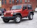 2009 Sunburst Orange Pearl Coat Jeep Wrangler X 4x4  photo #2