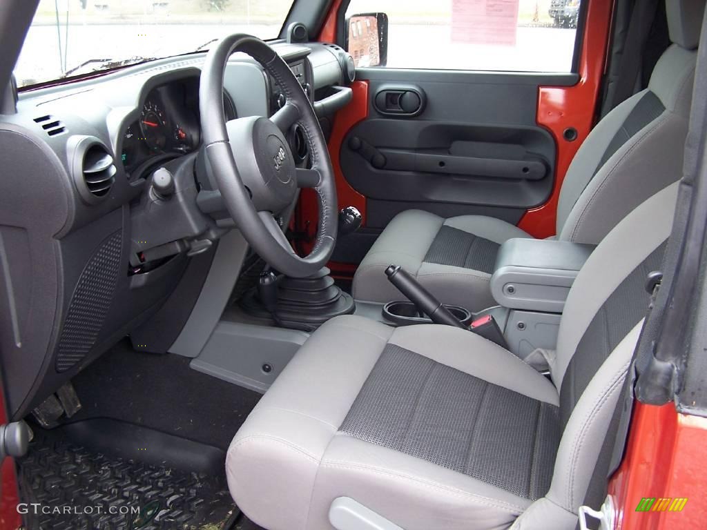 2009 Wrangler X 4x4 - Sunburst Orange Pearl Coat / Dark Slate Gray/Medium Slate Gray photo #5