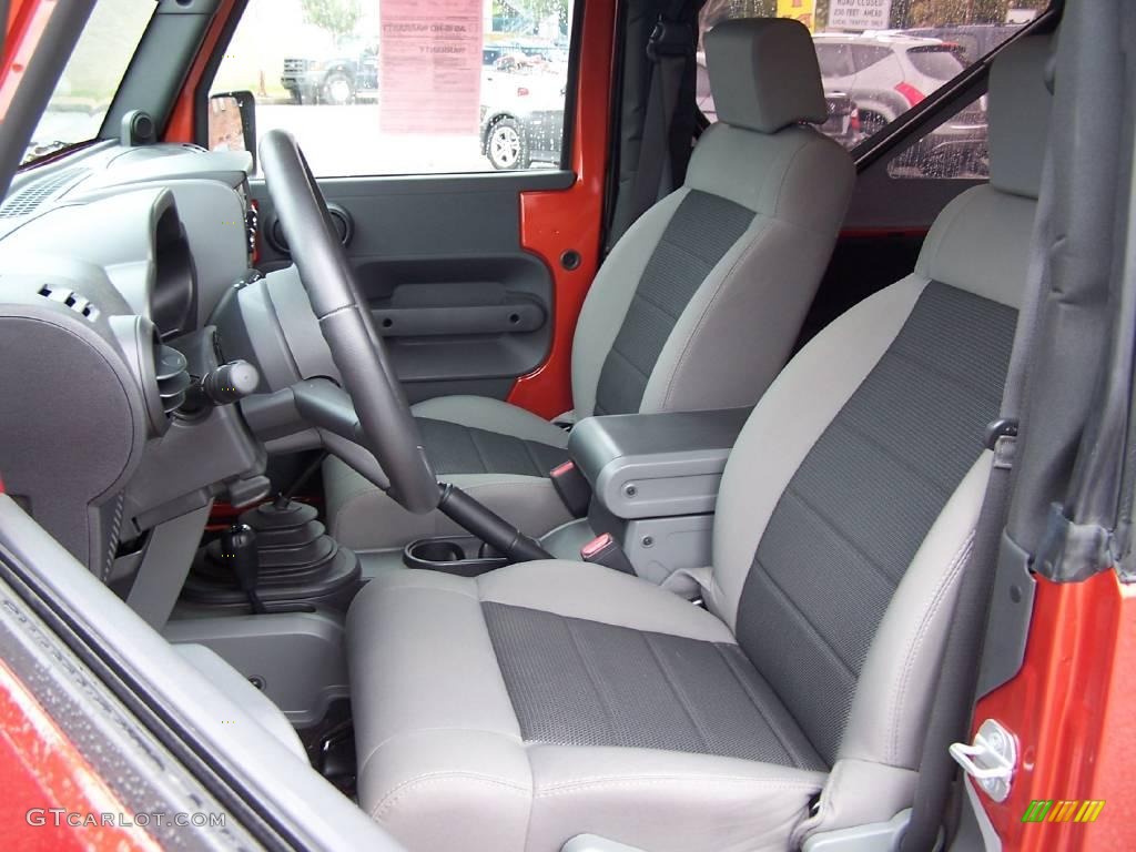 2009 Wrangler X 4x4 - Sunburst Orange Pearl Coat / Dark Slate Gray/Medium Slate Gray photo #7