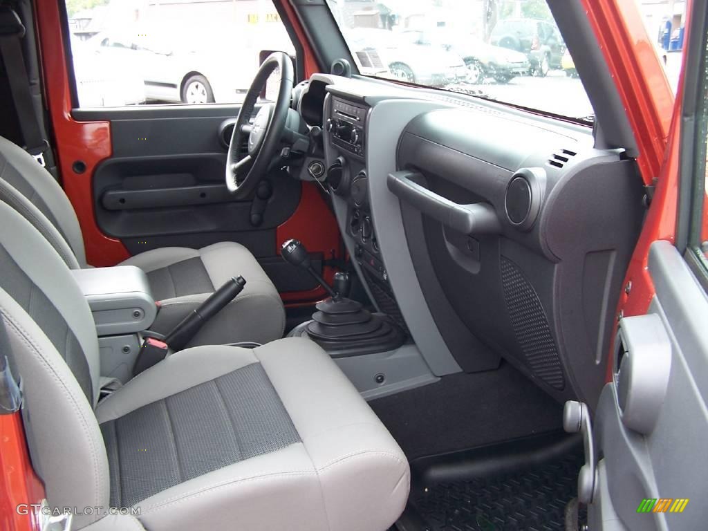2009 Wrangler X 4x4 - Sunburst Orange Pearl Coat / Dark Slate Gray/Medium Slate Gray photo #9