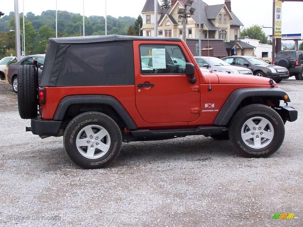 2009 Wrangler X 4x4 - Sunburst Orange Pearl Coat / Dark Slate Gray/Medium Slate Gray photo #10