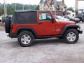 2009 Sunburst Orange Pearl Coat Jeep Wrangler X 4x4  photo #10