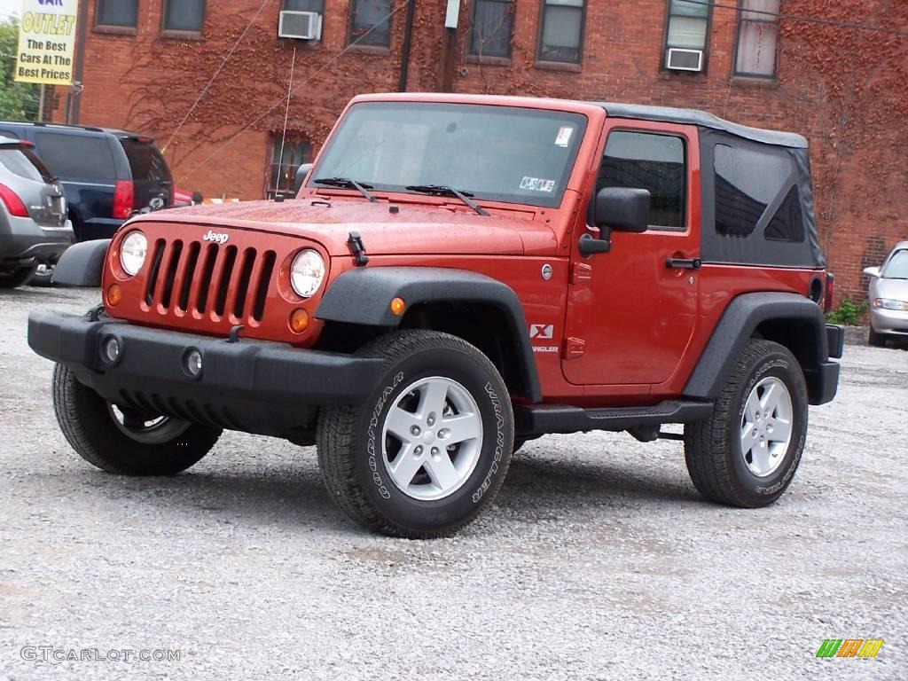 2009 Wrangler X 4x4 - Sunburst Orange Pearl Coat / Dark Slate Gray/Medium Slate Gray photo #13