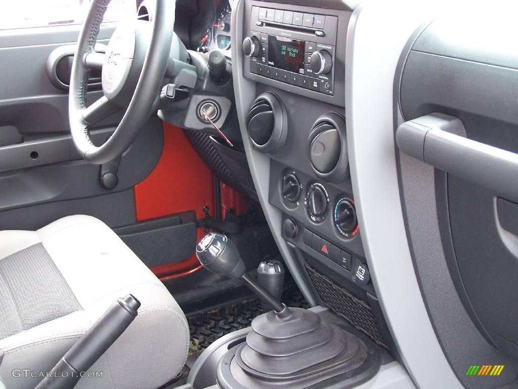 2009 Wrangler X 4x4 - Sunburst Orange Pearl Coat / Dark Slate Gray/Medium Slate Gray photo #14