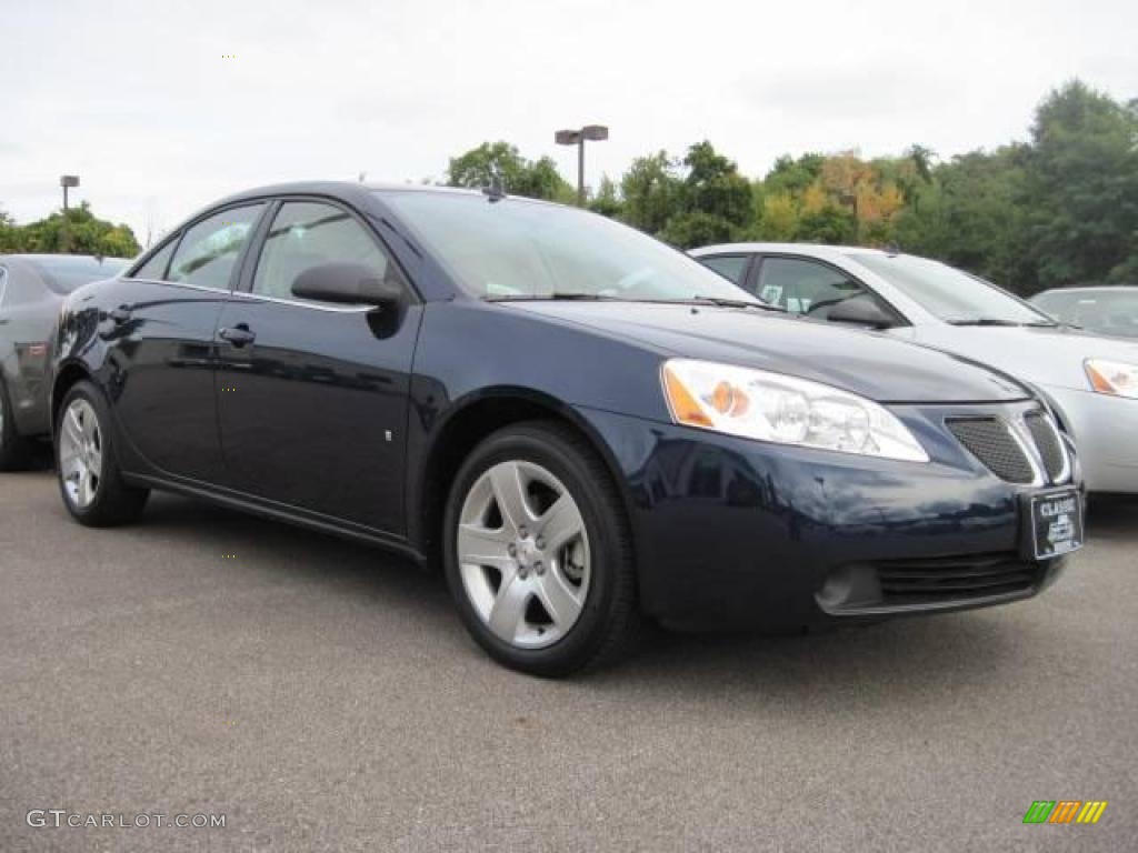 2009 G6 Sedan - Midnight Blue Metallic / Light Taupe photo #3