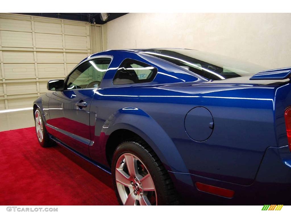 2006 Mustang GT Premium Coupe - Vista Blue Metallic / Dark Charcoal photo #10