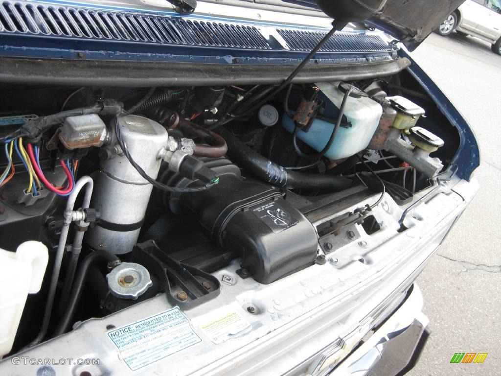 1989 Chevy Van G20 Sportvan - Dark Blue Metallic / Blue photo #31