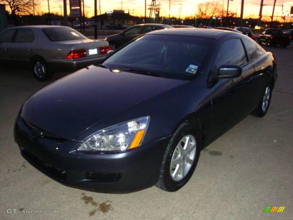 2003 Accord EX V6 Coupe - Graphite Pearl / Black photo #1