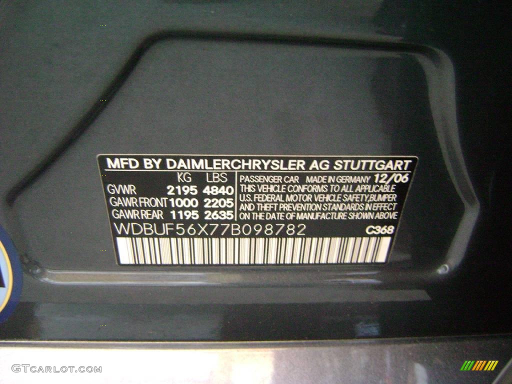 2007 E 350 Sedan - Flint Grey Metallic / Black photo #20