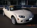 2008 Marble White Mazda MX-5 Miata Grand Touring Roadster  photo #13