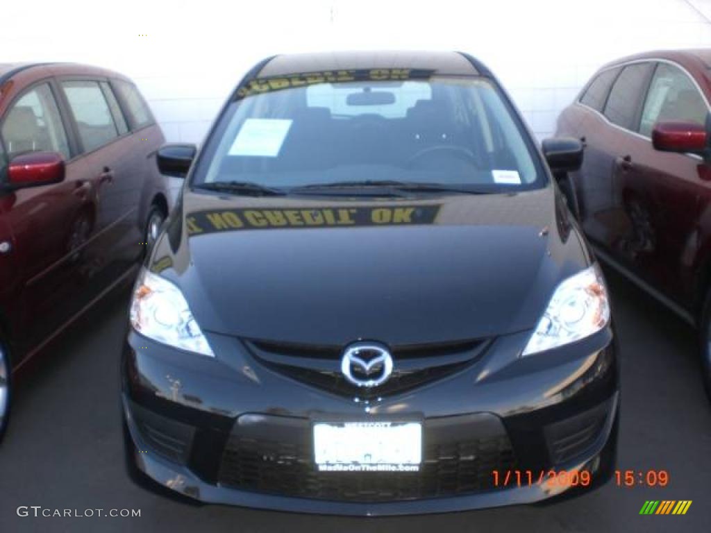 2008 MAZDA5 Sport - Brilliant Black / Black photo #1