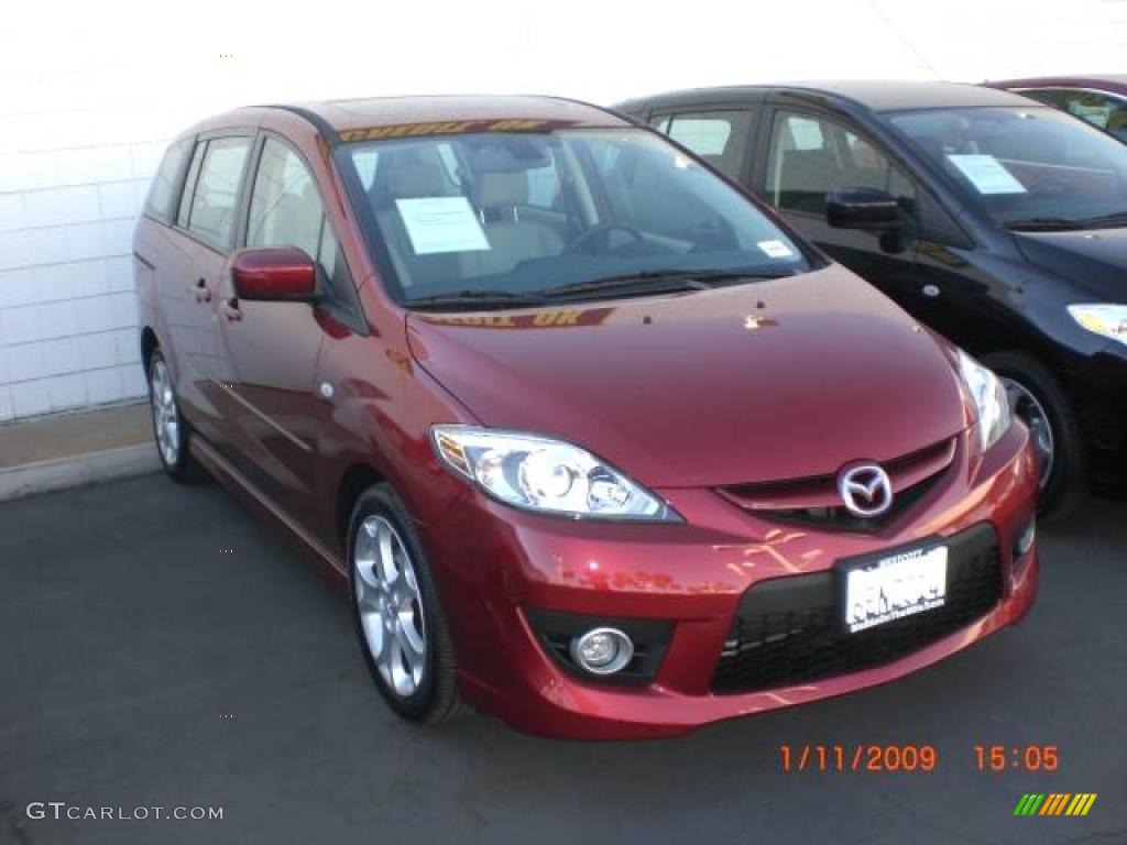 2008 MAZDA5 Grand Touring - Copper Red / Sand photo #1