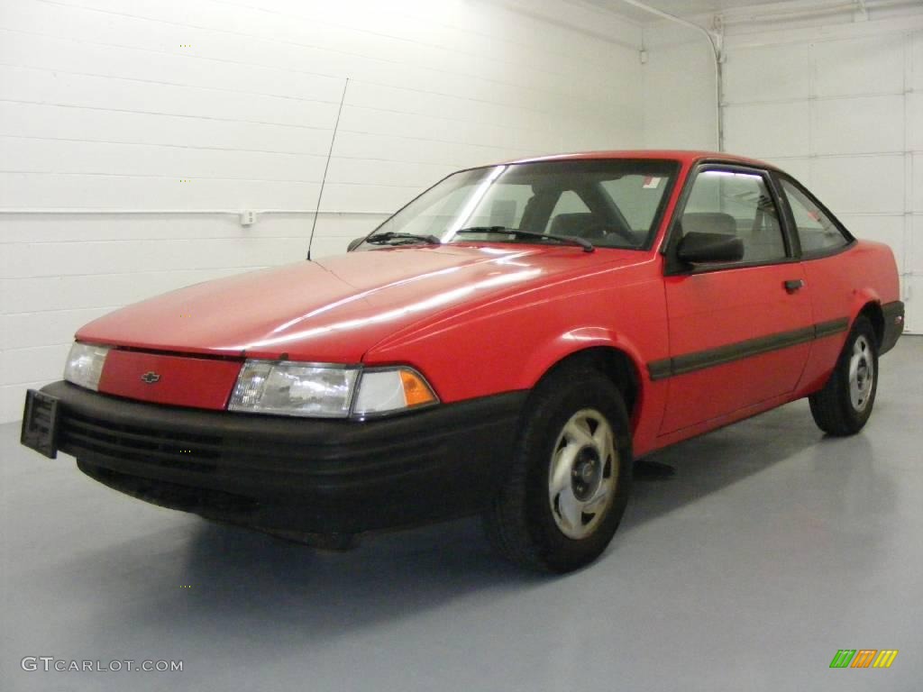 1991 Cavalier Coupe - Torch Red / Gray photo #1
