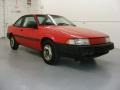 1991 Torch Red Chevrolet Cavalier Coupe  photo #3