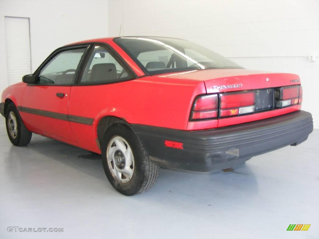 1991 Cavalier Coupe - Torch Red / Gray photo #6