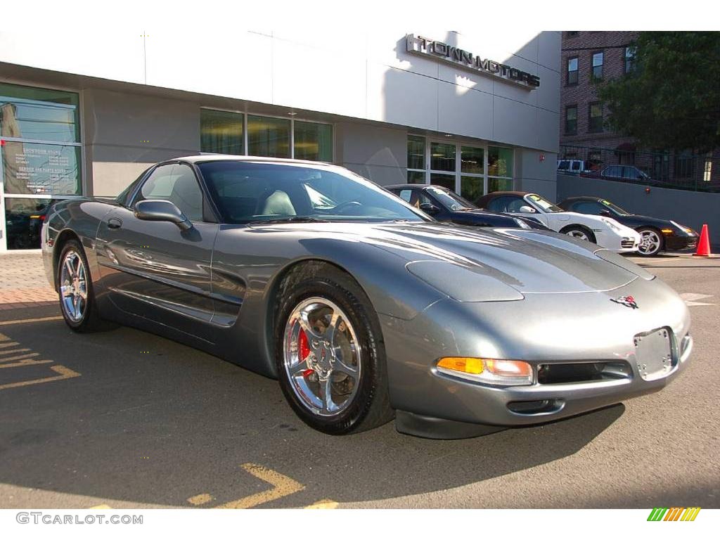 Medium Spiral Gray Metallic Chevrolet Corvette